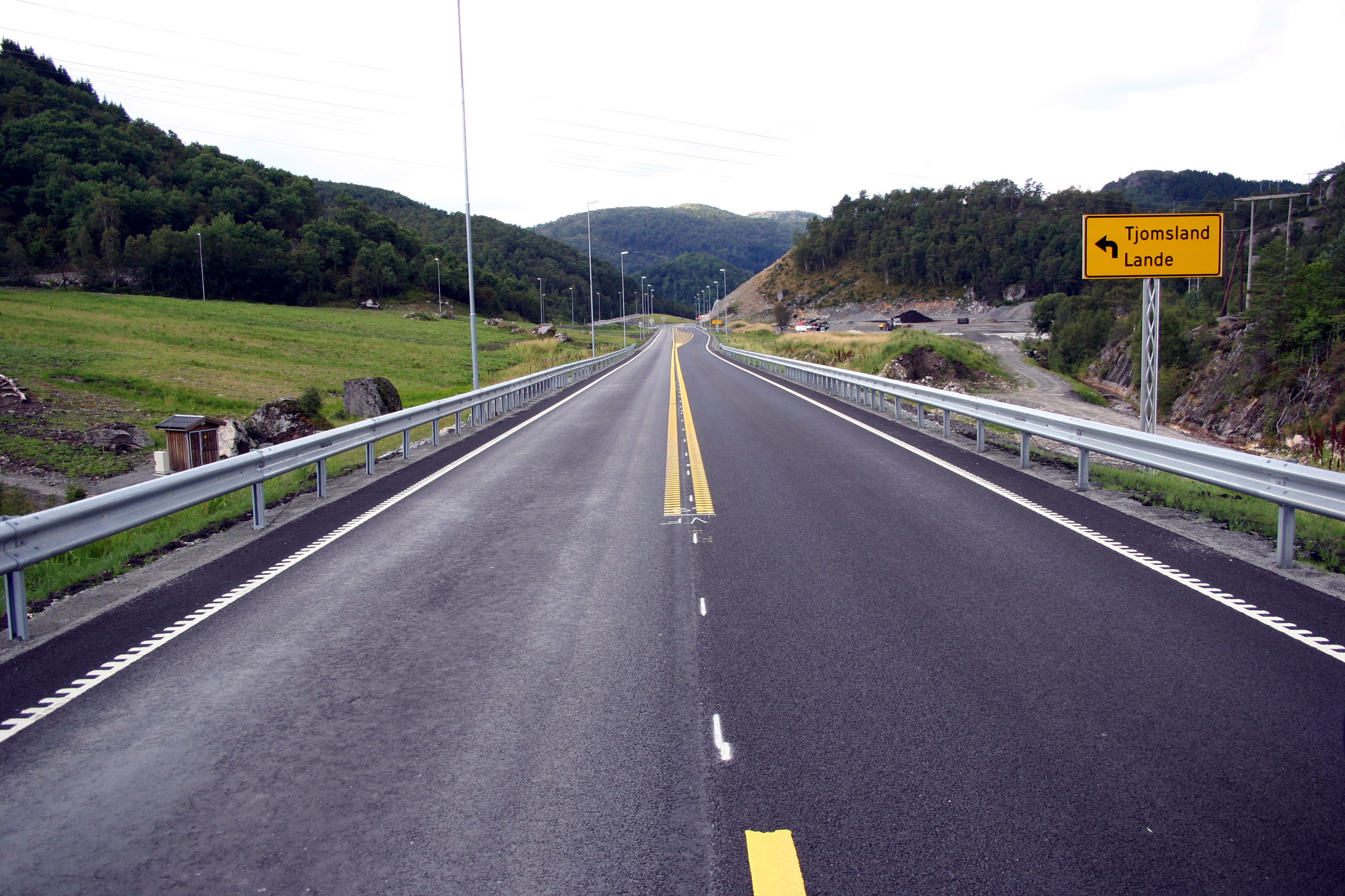 Tjomsland kulvert fra øst